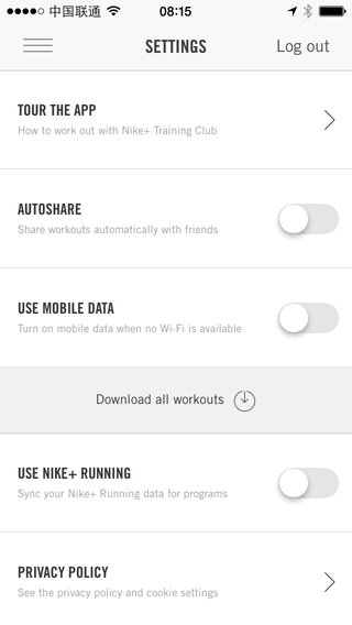 Nike+ Training Club